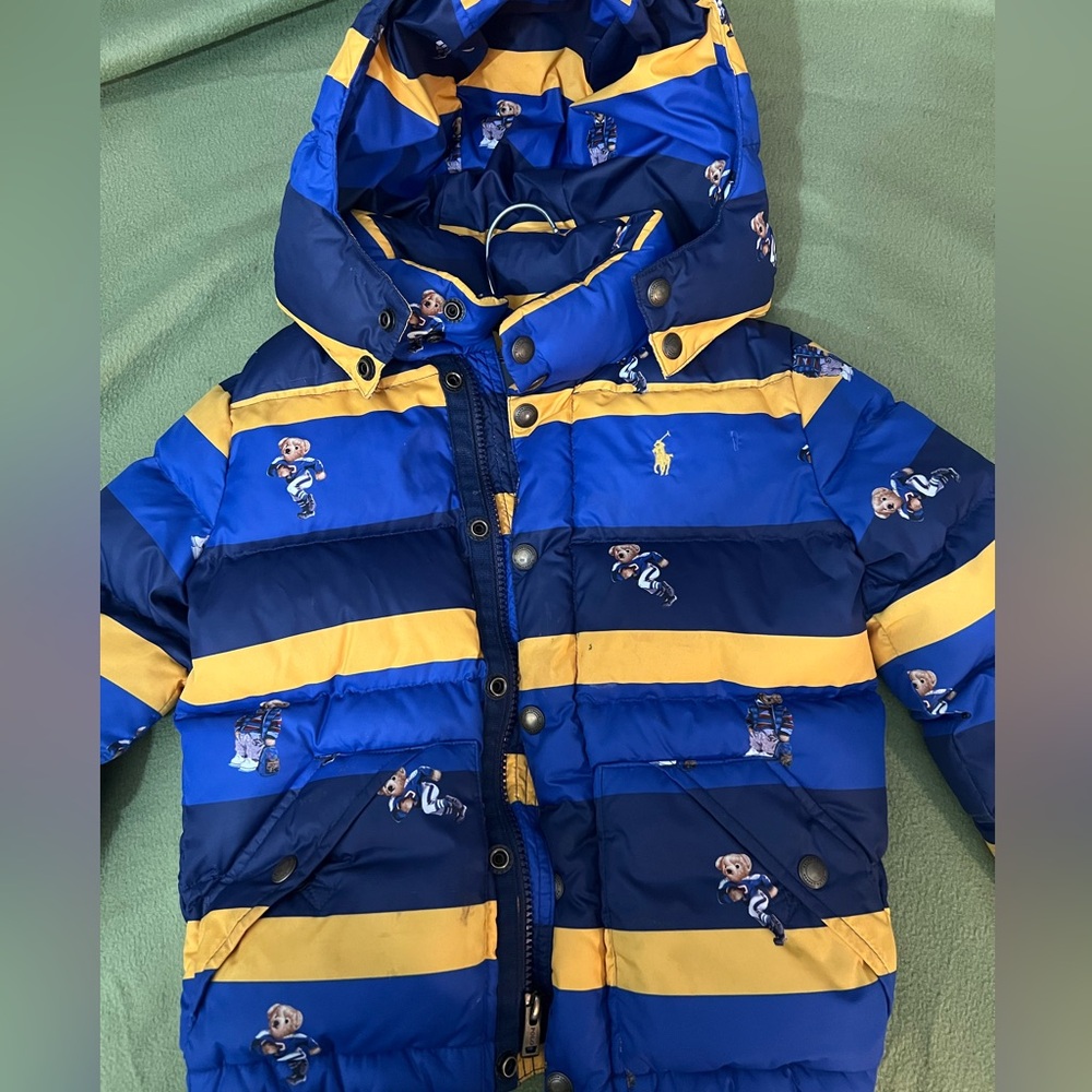 Polo by Ralph Lauren Yellow and Blue Jacket